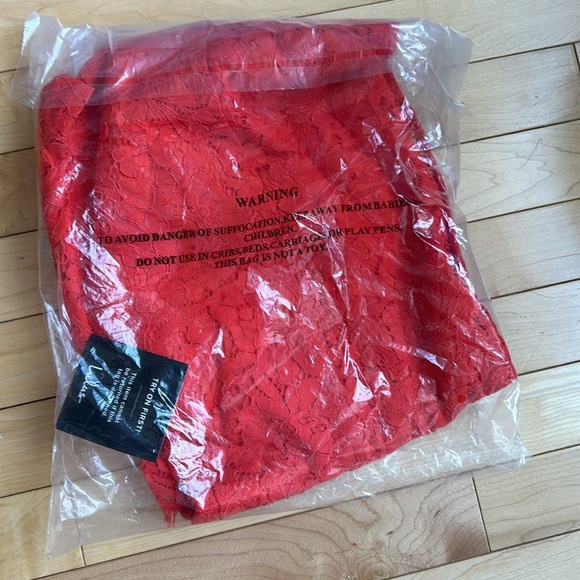 Lulus One Wish Orange Lace Midi Dress - Picture 6 of 6